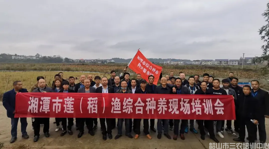 湖南“農(nóng)廣助農(nóng)”工程湘潭蓮（稻）漁綜合種養(yǎng)產(chǎn)業(yè)領軍人才培訓班在我中心開班(圖3)
